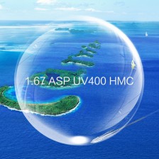 1.67 Aspherical lenses (1.67 ASP UV400 HMC)